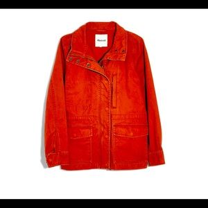 Madewell Women’s Surplus Jacket (Orange)
